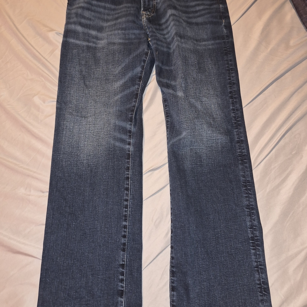 American Eagle Outfitters Dark Blue Relaxed Jeans 36x32